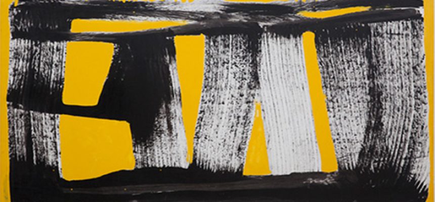 Amílcar de Castro. Acrilica sobre tela.