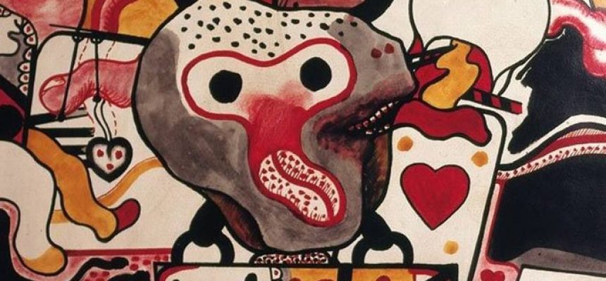 Antonio-Dias-Jogo-da-Náusea-1964 Antonio Dias, Jogo da Náusea. Óleo sobre tela, 1964.