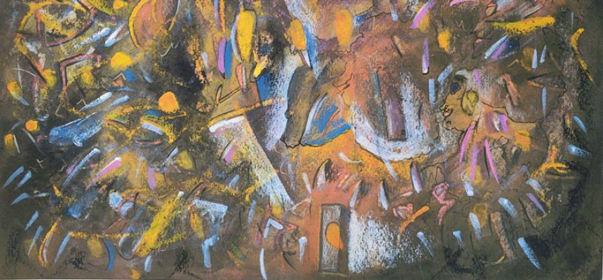 Antonio Henrique Amaral. Tumulto, Litografia, 60 x 80cm