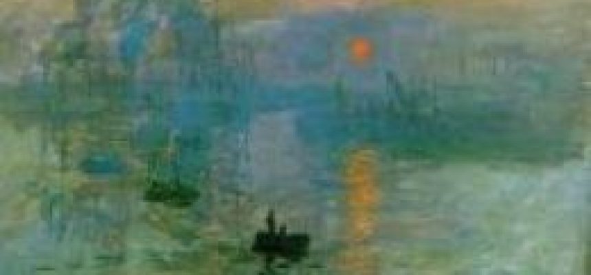 Claude Monet Impression, Sunrise (1872) Claude Monet. Impression, Sunrise. 1872