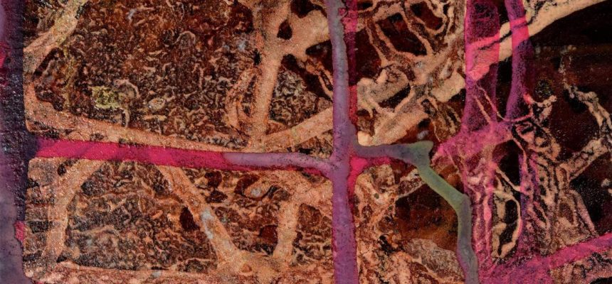 Farnese de Andrade , Técnica mista sobre papel. 70 x 50 cm (Detalhe)