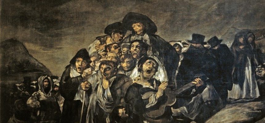 Goya. La romeria de San Isidro. Detalhe. 1820. Museu do Prado