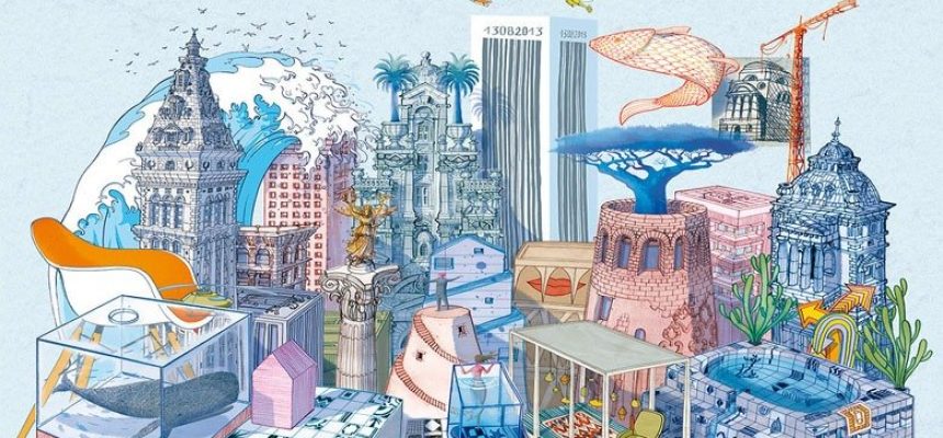 Illustrazione de Italo Calvio, Le città invisibili (di Anastasia – 2014) Ilustração de Anastasia, 2014, para o livro Le città invisibili, de Italo Calvino