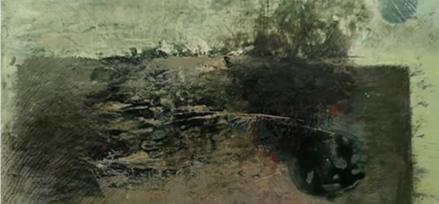 Nunik Sauret. Marca 5. Acrílico sobre gesso.