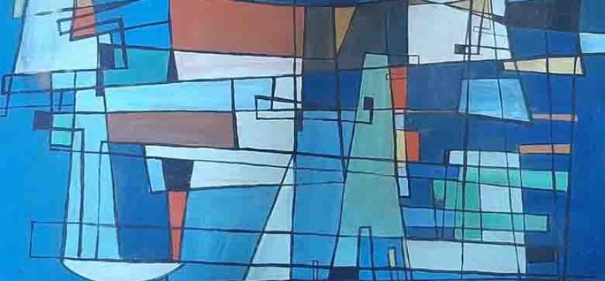 Maria Helena Vieira da Silva, Técnica mista sobre cartão.