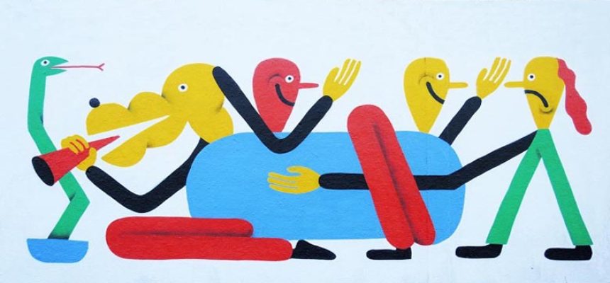 Zebu, The Street Art Duo. Berlim