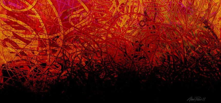 Ann Powell. Fire dance