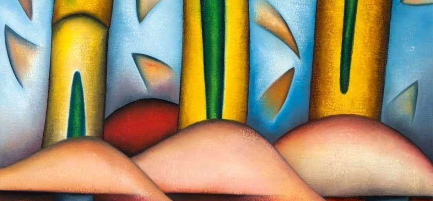 Antonio Henrique Amaral, Espinhos. OST, 50 x 70 cm