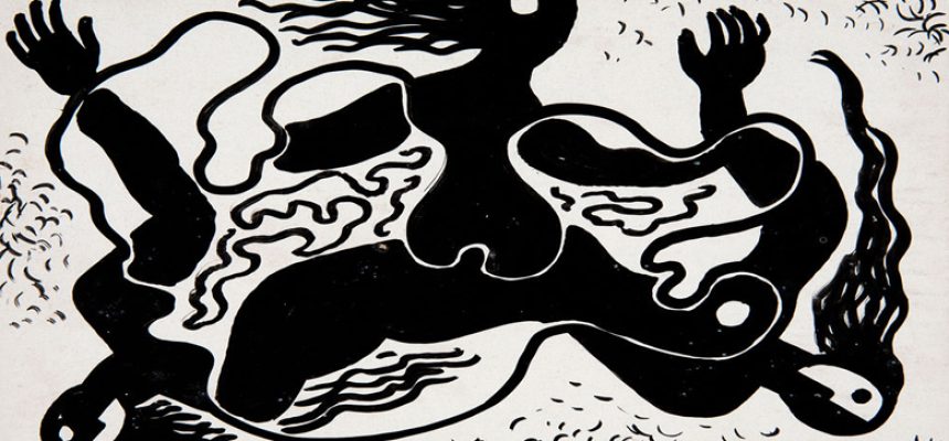 Ismael Nery, O principio da divisão. Nanquim sobre papel