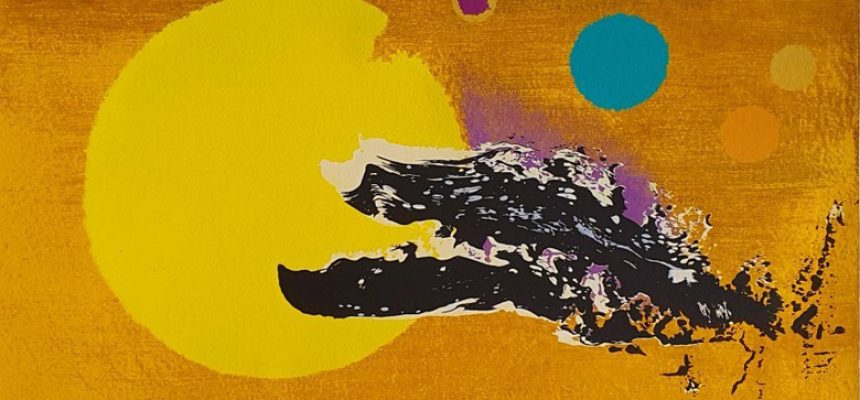 Manabu Mabe. Serigrafia, 1995.