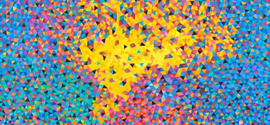 Marysia Portinari. The flame nebula bright cluster stars. Óleo sobre tela.