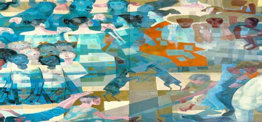 Portinari, Guerra e Paz, detalhe.